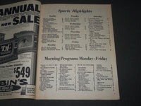 1969-1973 MIDWEST COMPLETE TV PROGRAMS LOT OF 3 ISSUES - O 2688