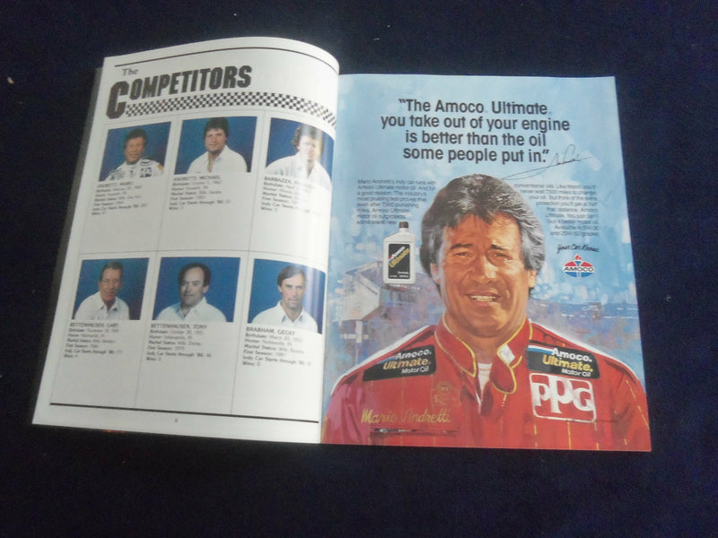 1987 SEPTEMBER 18-20 BOSCH SPARK PLUG GRAND PRIX RACING PROGRAM - SP 3990Y
