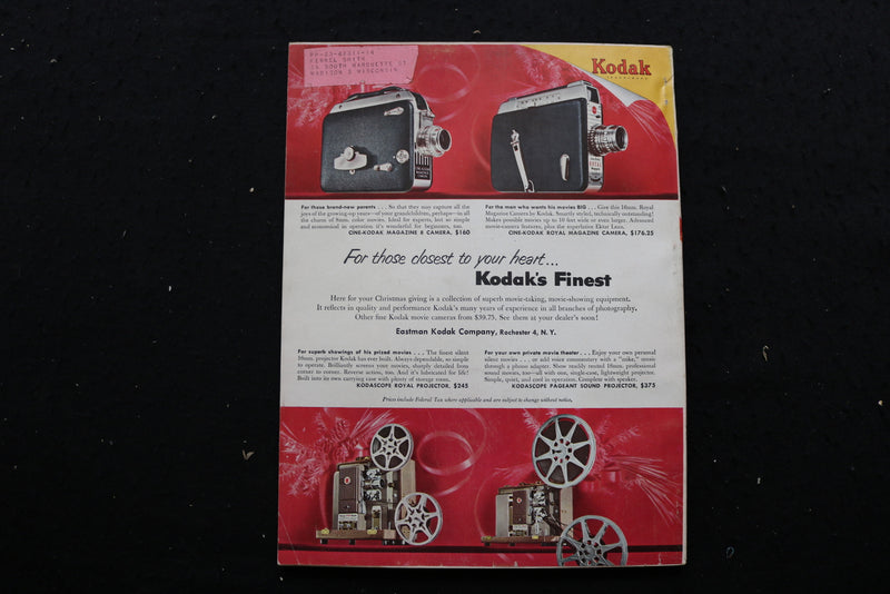 1953 DECEMBER PHOTOGRAPHY MAGAZINE - DHIMITRA TASSI COVER - SP 4185Y