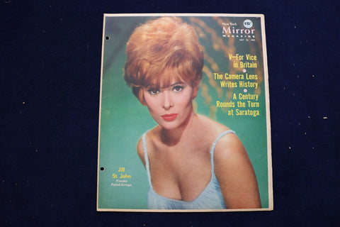 1963 JULY 21 NY MIRROR MAGAZINE - JILL ST. JOHN COVER - E 22295