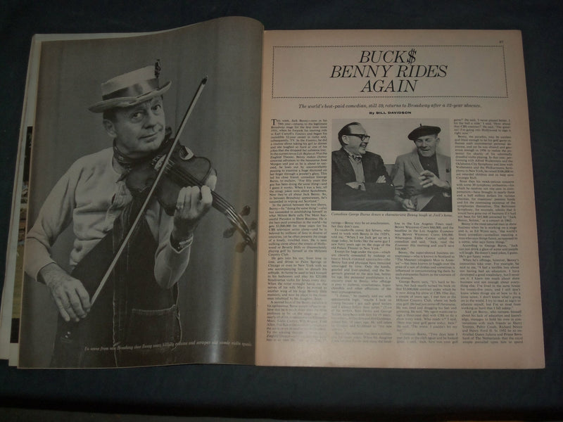 1963 MAR 2 THE SATURDAY EVENING POST MAGAZINE-JACK BENNY-NORMAN ROCKWELL-SP2482J