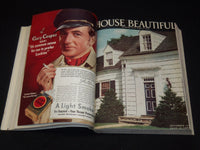 1937 JULY-DECEMBER HOUSE BEAUTIFUL MAGAZINE BOUND VOLUME - NICE COVERS- KD 4727F