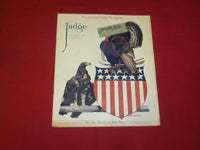 1919 NOVEMBER 22 JUDGE MAGAZINE - OFF HIS PERCH FOR ONE DAY - B 6091