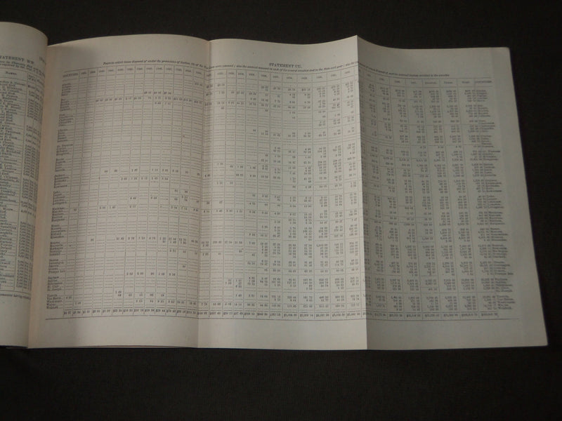 1874 MICHIGAN AUDITOR GENERAL ANNUAL REPORT BOOK - J 3184