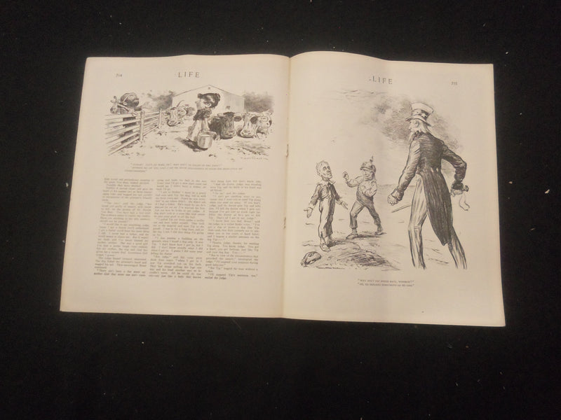 1915 OCTOBER 14 LIFE MAGAZINE - AFTER THE MOVIES - L 762C
