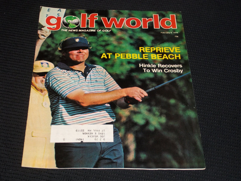 1979 FEBRUARY 9 GOLF WORLD MAGAZINE - HUBERT GREEN FRONT COVER - E 6620