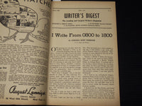 1938-1944 WRITER'S DIGEST MAGAZINE LOT OF 5 ISSUES - O 1134K