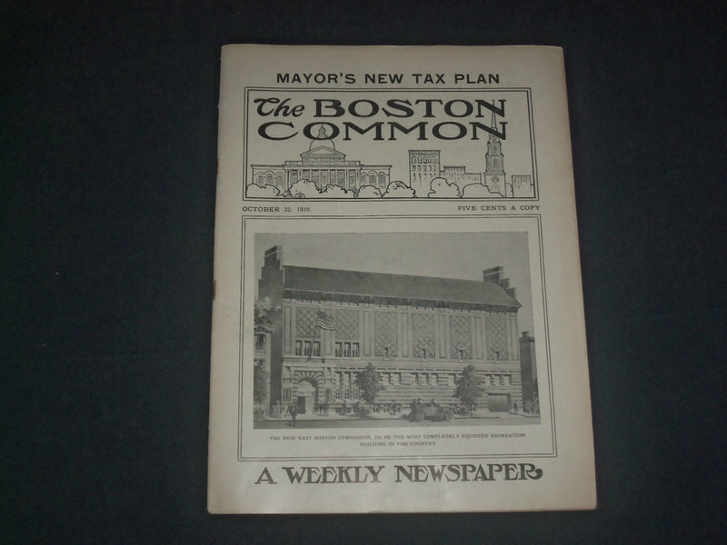1910 OCTOBER 22 THE BOSTON COMMON MAGAZINE - MAYOR'S NEW TAX PLAN - B 6228