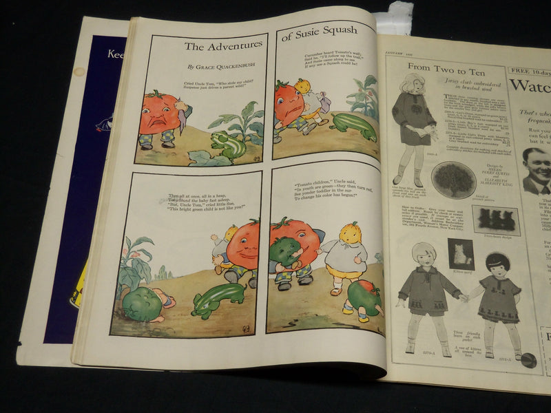 1925 JANUARY WOMAN'S HOME COMPANION MAGAZINE - BEAUTIFUL FRONT COVER - F 567X