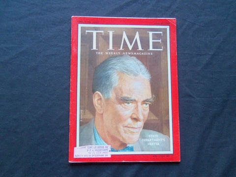 1959 APRIL 27 TIME MAGAZINE - CHRISTIAN A. HERTER, STATE DEPARTMENT - T 1687