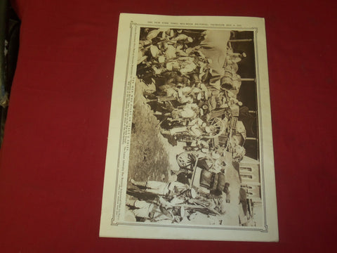 1915 JULY 8 NY TIMES PICTORIAL SECTION - THE KAISER WITH HIS AIDE - NP 3961