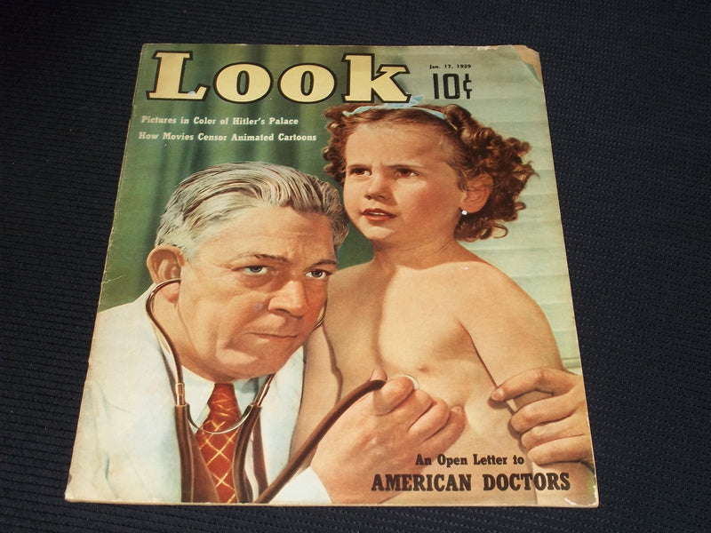 1939 JANUARY 17 LOOK MAGAZINE - AMERICAN DOCTORS FRONT COVER - E 20441