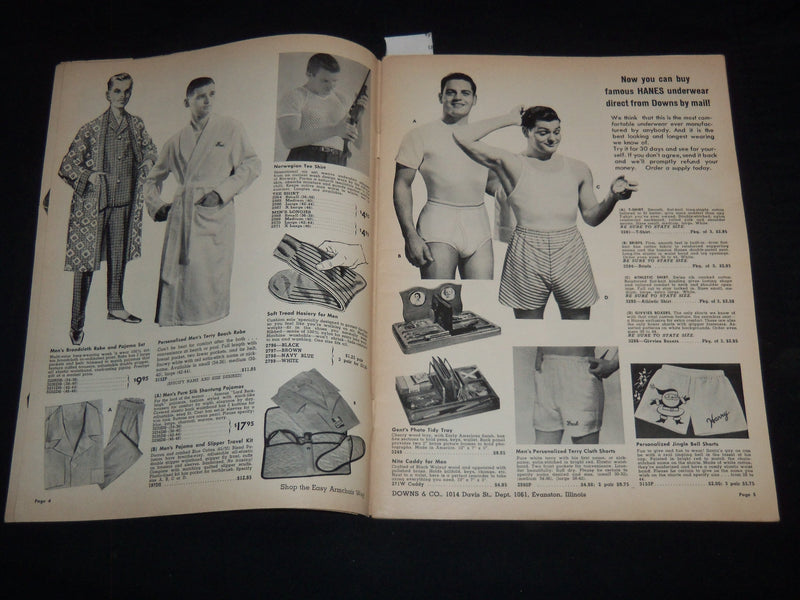1961 DOWNS & CO. CATALOG OF UNUSUAL ITEMS CATALOG - EVANSTON, ILLINOIS - J 9182
