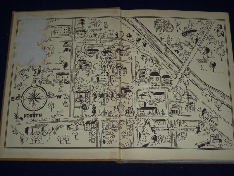 1940 ATHENA OHIO UNIVERSITY YEARBOOK - GREAT PHOTOS - YB 708