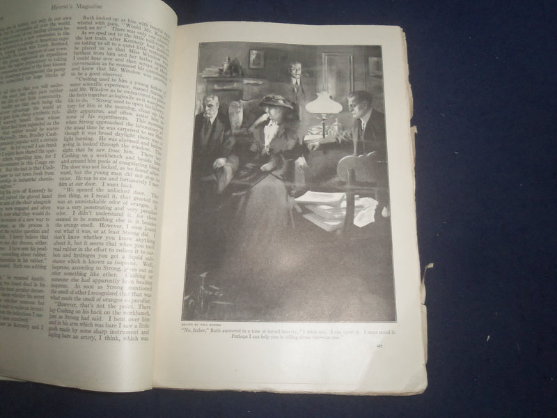 1913 FEBRUARY HEARST'S MAGAZINE - LINCOLN & WASHINGTON COVER - B 4164K