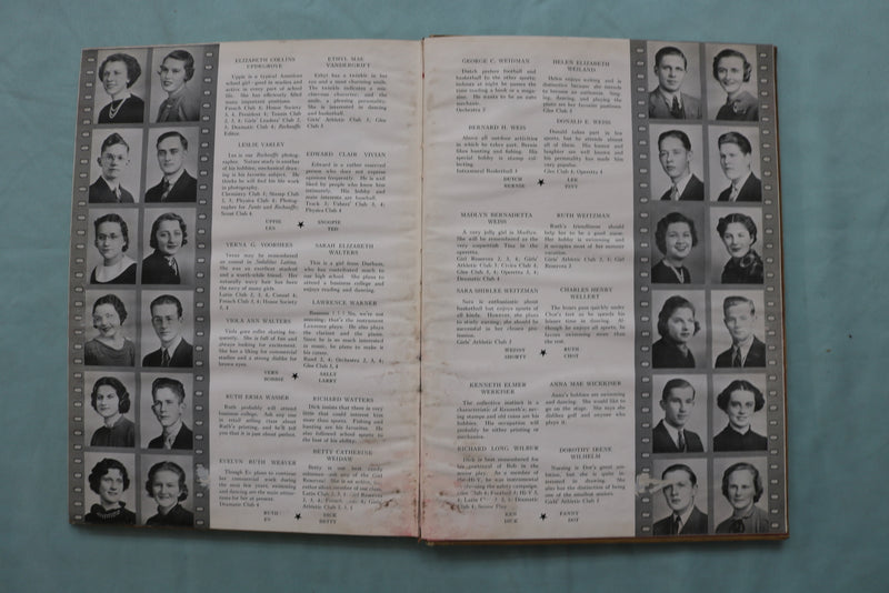 1937 THE RECHAUFFE EASTON HIGH SCHOOL YEARBOOK - EASTON, PENNSYLVANIA - YB 3555