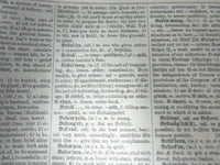 1908 A UNIVERSAL ENGLISH-GERMAN DICTIONARY BY DR. FELIX FLUGEL - 4TH ED- KD 2315