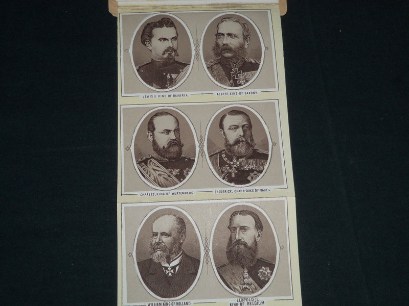 1880'S CROWNED HEADS AND RULERS OF THE WORLD BOOK - J 4325