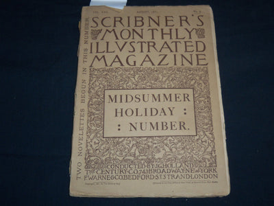 1881 AUGUST SCRIBNER'S MONTHLY ILLUSTRATED MAGAZINE - UNCLE REMUS - J 8177