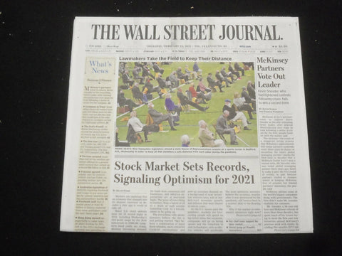 2021 FEBRUARY 25 THE WALL STREET JOURNAL - STOCK MARKET SETS RECORDS