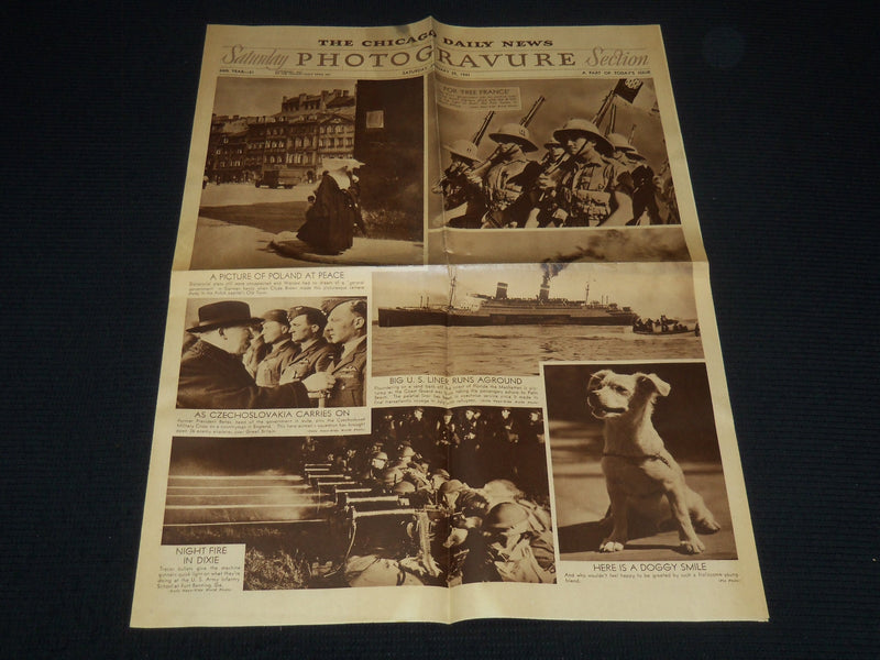 1941 JANUARY 25 CHICAGO DAILY NEWS SUNDAY PHOTOGRAVURE SECTION- GOYA - NP 8936
