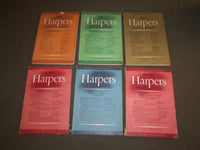 1938-39 HARPER'S MONTHLY MAGAZINE - LOT OF 12- STORIES & ILLUSTRATIONS- WR 1000B