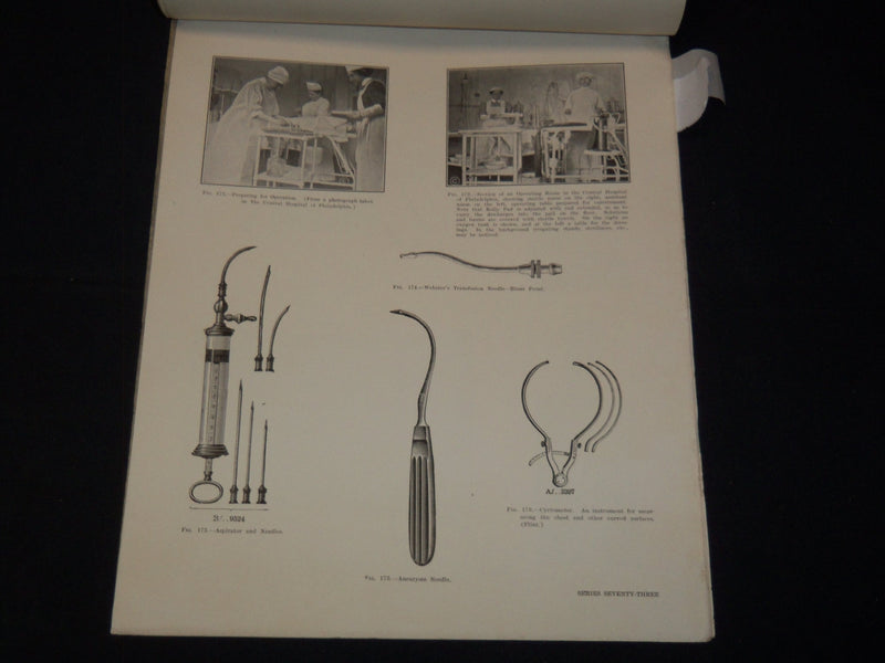 1915 MODERN SURGICAL NURSING BY EUGENE UNDERHILL, M. D. - 9 PARTS - O 3638D