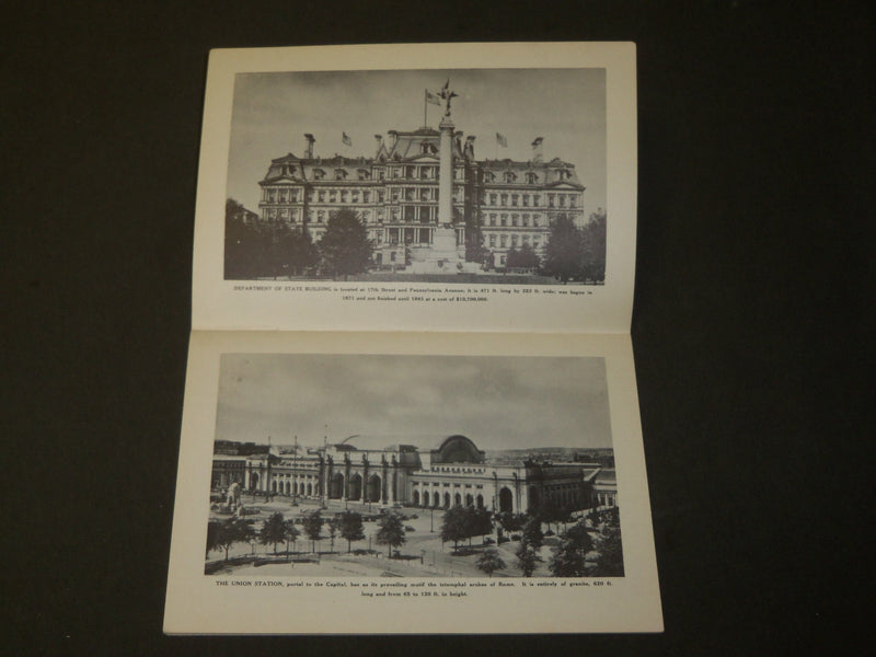 1930'S WASHINGTON THE NATION'S CAPITOL VIEW BOOK - GREAT PHOTOS - J 3789