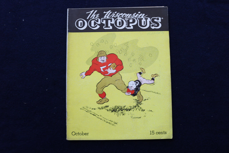 1940 THE WISCONSIN OCTOPUS MAGAZINE - UNIVERSITY OF WISCONSIN -LOT OF 6 - O 3398