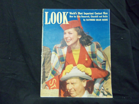 1941 OCTOBER 21 LOOK MAGAZINE - GREAT PHOTOS AND ADS - ST 1491