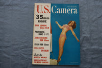 1956 MARCH U.S. CAMERA MAGAZINE - PETER GOWLAND COVER - SP 1195D