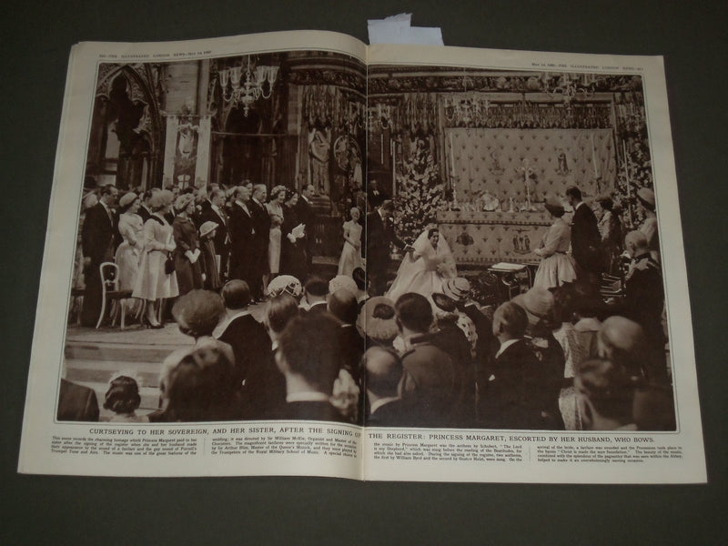 1960 MAY 14 THE ILLUSTRATED LONDON NEWS MAGAZINE - ROYAL WEDDING NUMBER- SP 8306