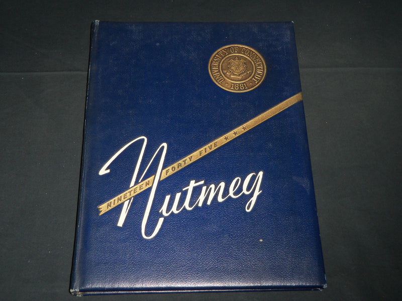 1945 THE NUTMEG UNIVERSITY OF CONNECTICUT YEARBOOK - JUNIOR CLASS - YB 1552
