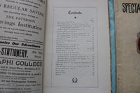 1911-1925 PATTERSON, NJ HIGH SCHOOL - SPECTATOR MAGAZINES - LOT OF 8 - K 3349