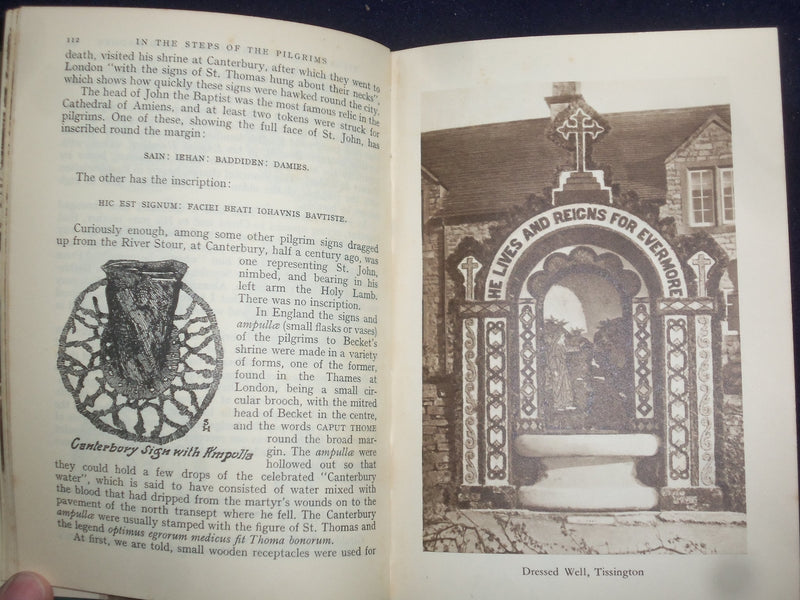 1911 IN THE STEPS OF PILGRIMS HARDCOVER BOOK BY SIDNEY HEATH - KD 8790