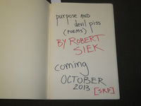 2002 CLUBBED KID BOOK BY ROBERT SIEK - INSCRIBED BY AUTHOR - SOFTCOVER - J 3659