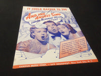FRED MACMURRAY IT COULD HAPPEN TO YOU AUTOGRAPHED SHEET MUSIC - AM 18