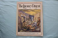 1917 OCT 20 THE LITERARY DIGEST MAGAZINE - STUDYING FRENCH COVER - E 26606