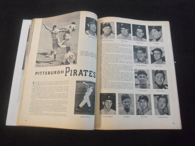 1952 BASEBALL YEARBOOK MAGAZINE - STAN MUSIAL COVER - J 7719