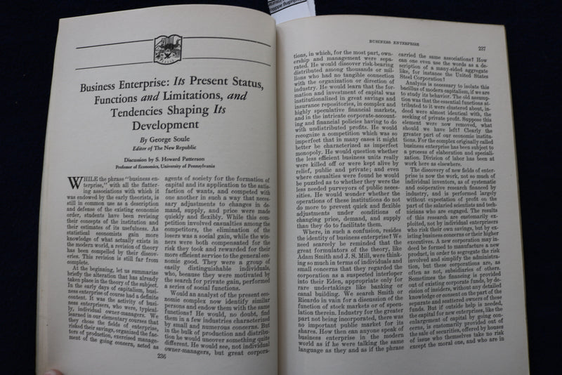 1935 JULY SOCIAL SCIENCE QUARTERLY SOFTCOVER BOOK - K 1453