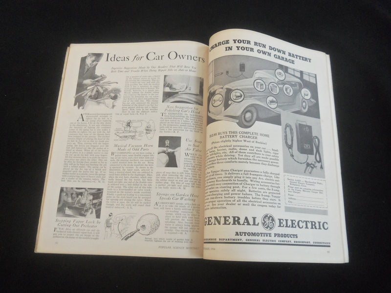 193 SEPTEMBER POPULAR SCIENCE MAGAZINE -ILLUSTRATIONS, STORIES, PHOTOS -SP 9338W