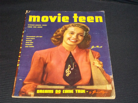 1949 AUGUST MOVIE TEEN MAGAZINE - JANE POWELL FRONT COVER - E 15025