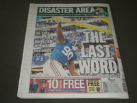2012 OCTOBER 29 NEW YORK DAILY NEWS - CITY BRACES FOR A MONSTER - NP 2543