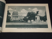 1942 OUR NATION'S CAPITAL WASHINGTON D. C. VIEW BOOK - NICE PHOTOS - J 7912