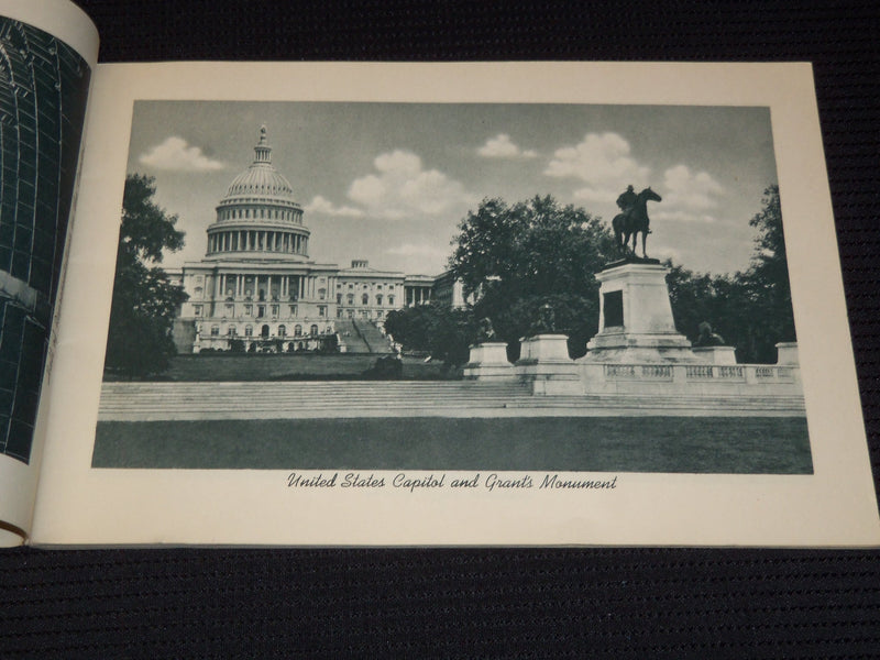 1942 OUR NATION'S CAPITAL WASHINGTON D. C. VIEW BOOK - NICE PHOTOS - J 7912