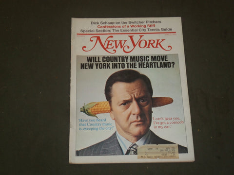 1973 APRIL 2 NEW YORK MAGAZINE - TONY RANDALL - COUNTRY MUSIC NEW YORK - B 2121