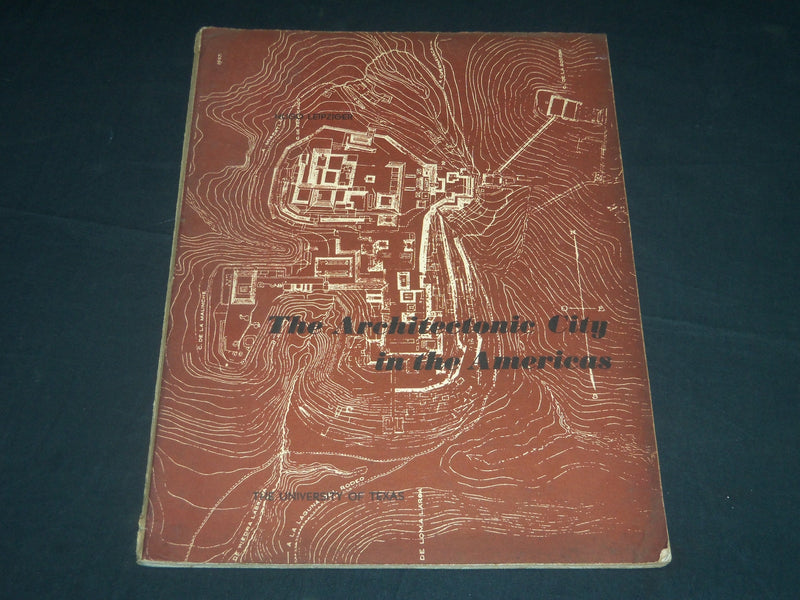1944 THE ARCHITECTONIC CITY IN THE AMERICAS BOOK BY HUGO LEIPZIGER - KD 5864