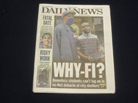 2020 OCTOBER 20 NEW YORK DAILY NEWS NEWSPAPER - HOMELESS STUDENTS, NO INTERNET