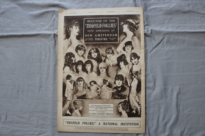 1918 JULY 25 MID-WEEK PICTORIAL MAGAZINE SECTION - FRENCH CALVARY - NP 9233