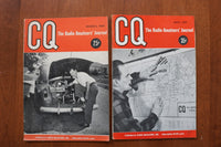 1946-1951 CQ THE RADIO AMATEURS' JOURNAL - LOT OF 11 - O 3904